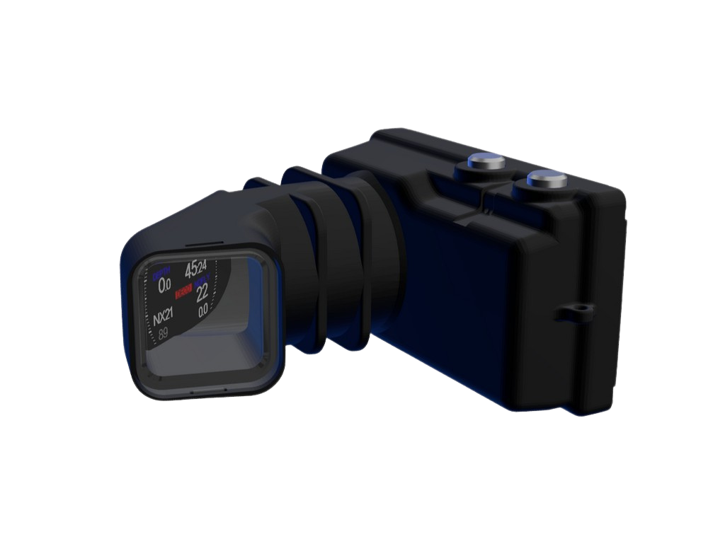 Halcyon Symbios™ Dive Computer System with Optional Tank Pod or Head Up Display