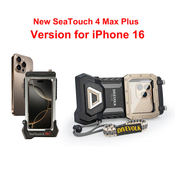 Divevolk SeaTouch 4 Max or 4 Max Plus Touchscreen Underwater Housing |  Infinity Dive