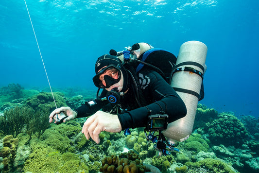 Halcyon SMB Open Circuit - 1.4M or 1M Big Open Bottom Diver Alert Marker - Orange