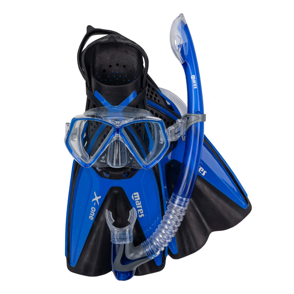 Mares X-One Pirate Mask, Snorkel & Fins Set for Kids