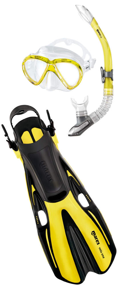 Mares Marlin Volo Mask + Snorkel + Fins Snorkelling Set