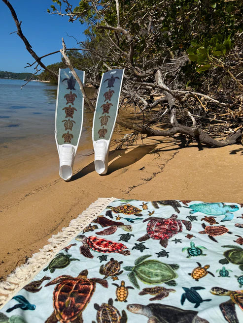 Divermon Turtle Free Diving Fins Blades - Composite Soft