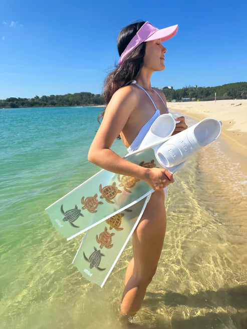 Divermon Turtle Free Diving Fins Blades - Composite Soft