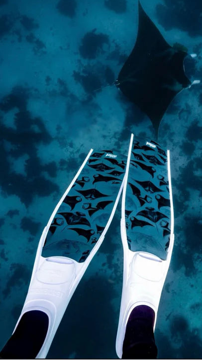 Divermon Manta Free Diving Fins Blades - Composite Soft