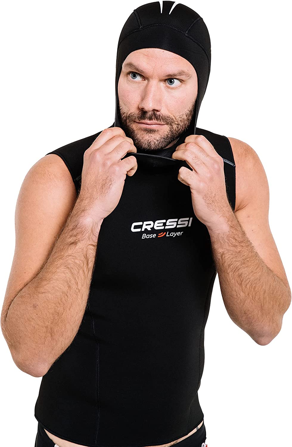 Cressi 男士打底连帽背心 2/5mm