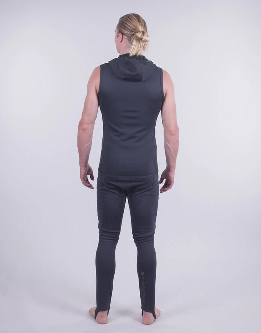 鲨鱼皮 T2 防寒全拉链背心(带兜帽)- 男士