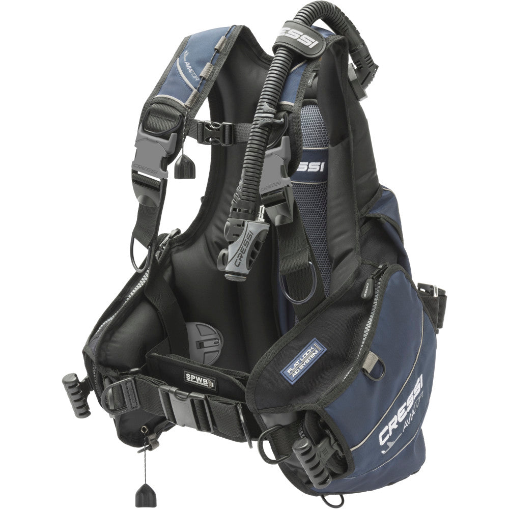 Cressi Aviator BCD + MC9 紧凑型调节器 + Octopus + Mini Spg 套装 - 飞行员套装