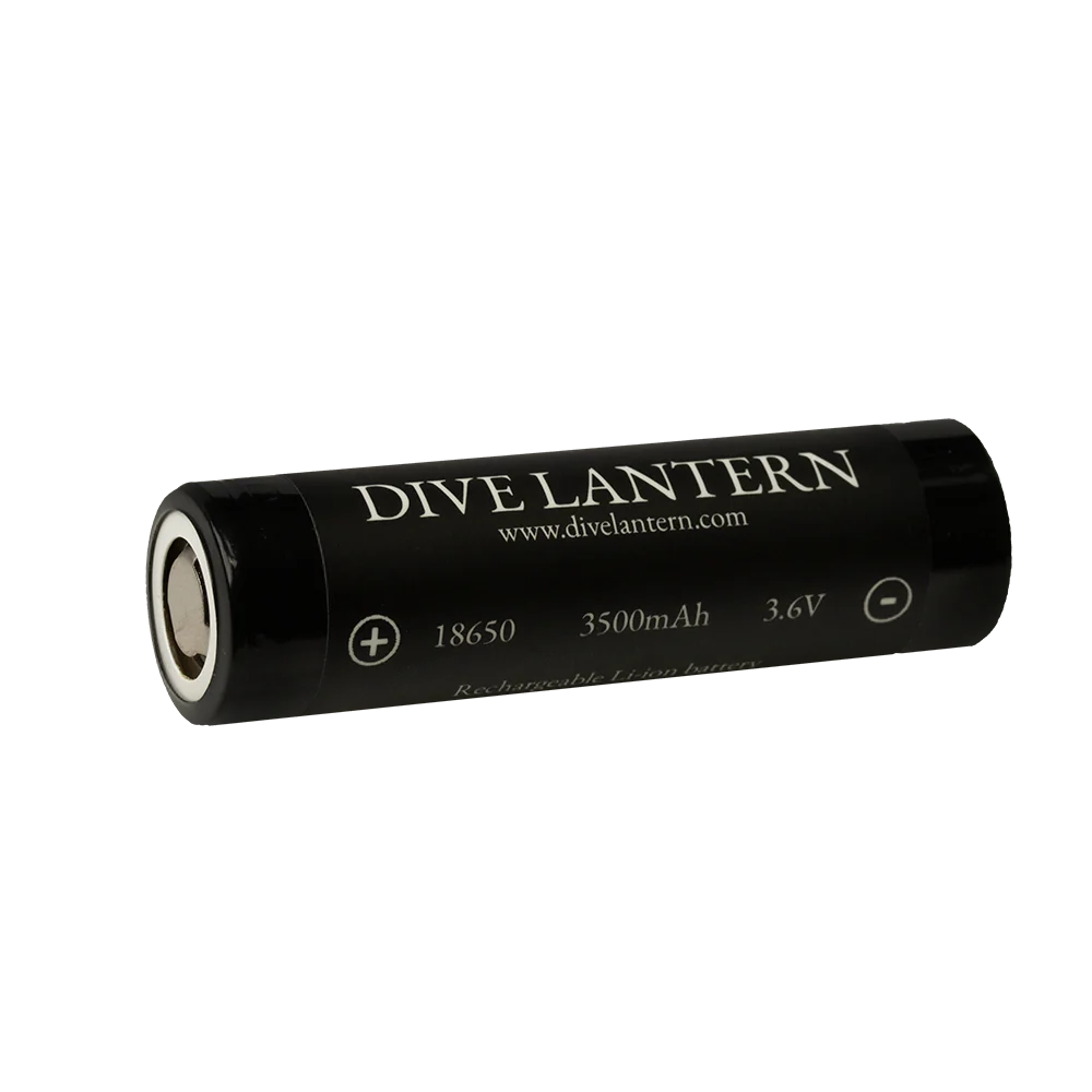 Dive Lantern Dive Light Battery 18650 3500mAh 3.6V - Two Pieces