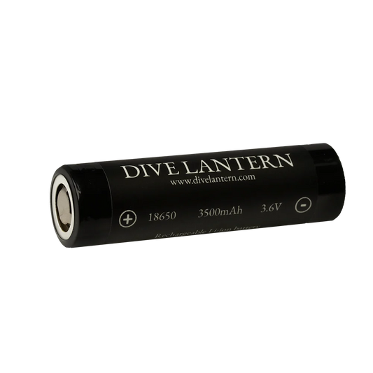 Dive Lantern Dive Light Battery 18650 3500mAh 3.6V - Two Pieces
