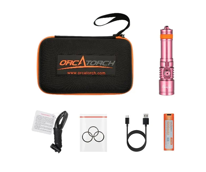 Orcatorch D710 Dive Torch / Underwater Light - 3000 Lumens