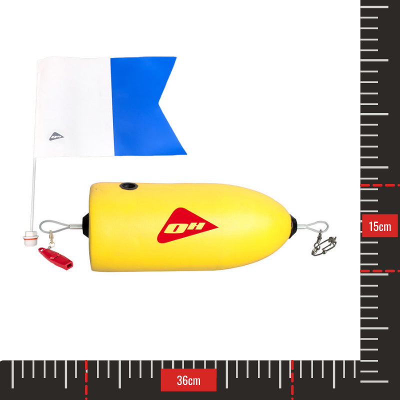 Ocean Hunter Foam Torpedo Float - Yellow