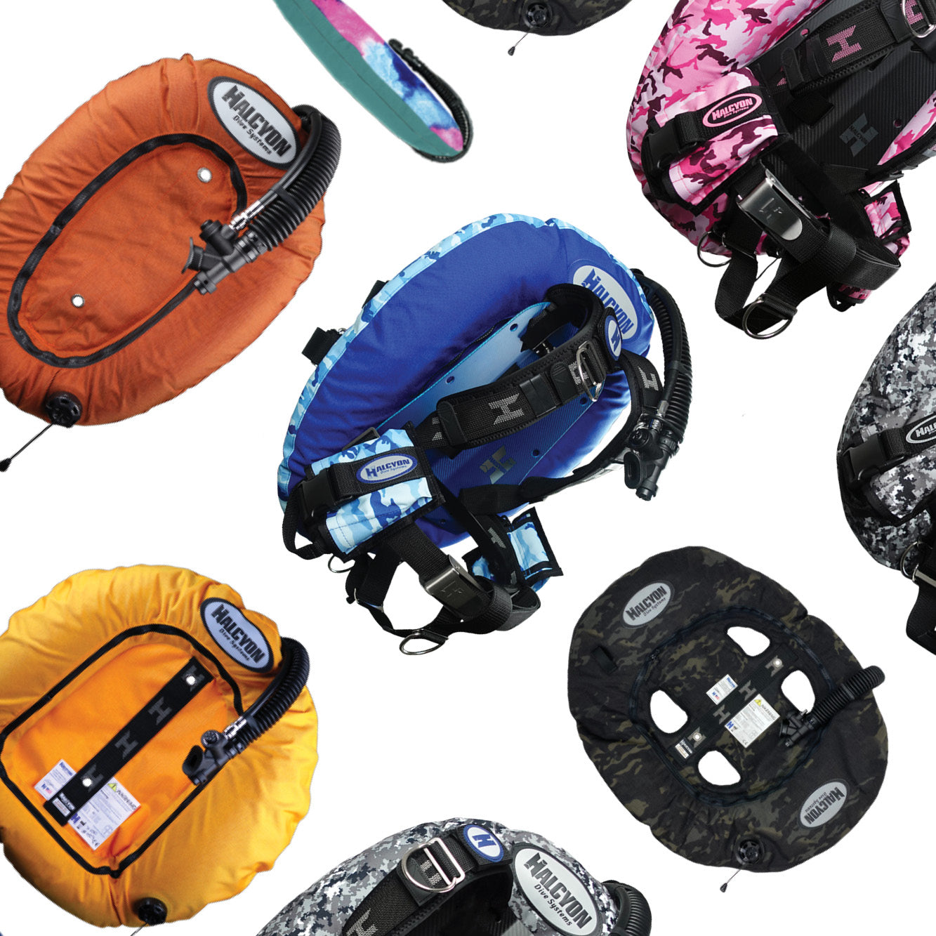 Halcyon Eclipse™ Pro BC 系统带 Cinch - 碳纤维背板 - 预订