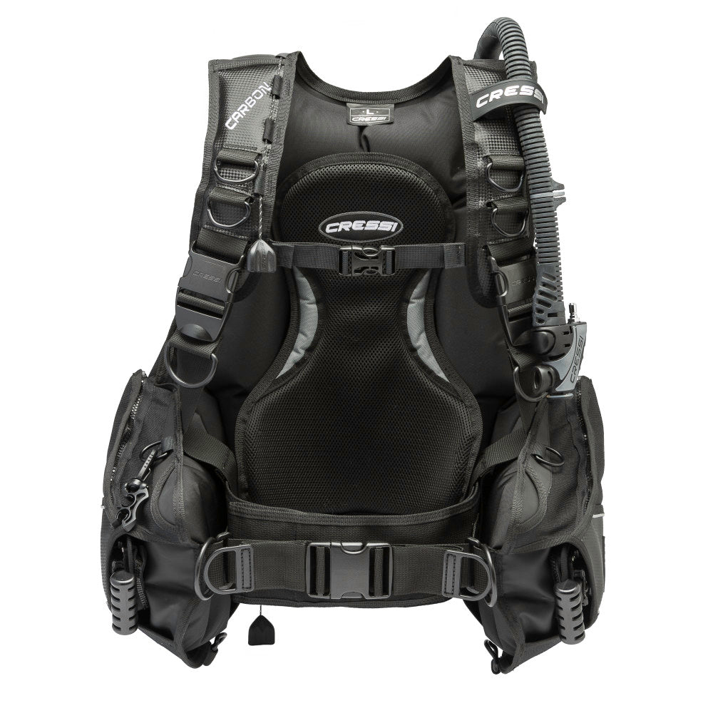 Cressi 碳 BCD + MC9 紧凑型调节器 + Octopus + Mini Spg 套装 - 碳套装