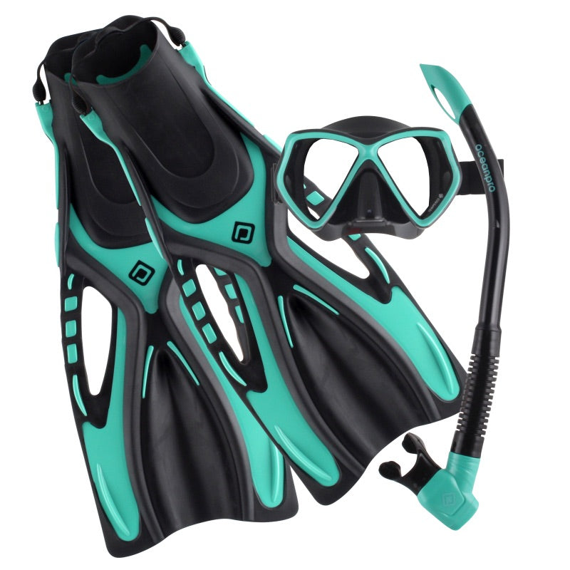 Oceanpro Ceduna Mask + Snorkel + Fins Set
