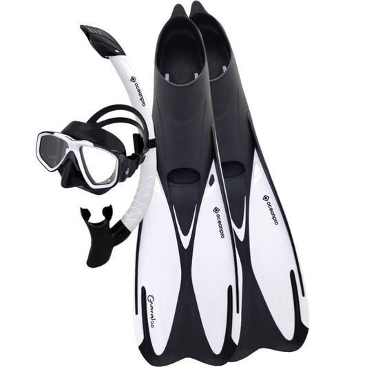 Oceanpro Gnaraloo Mask + Snorkel + Fins Set