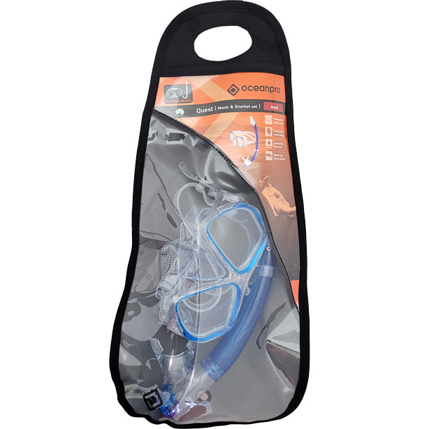Oceanpro Quest Mask + Snorkel Set