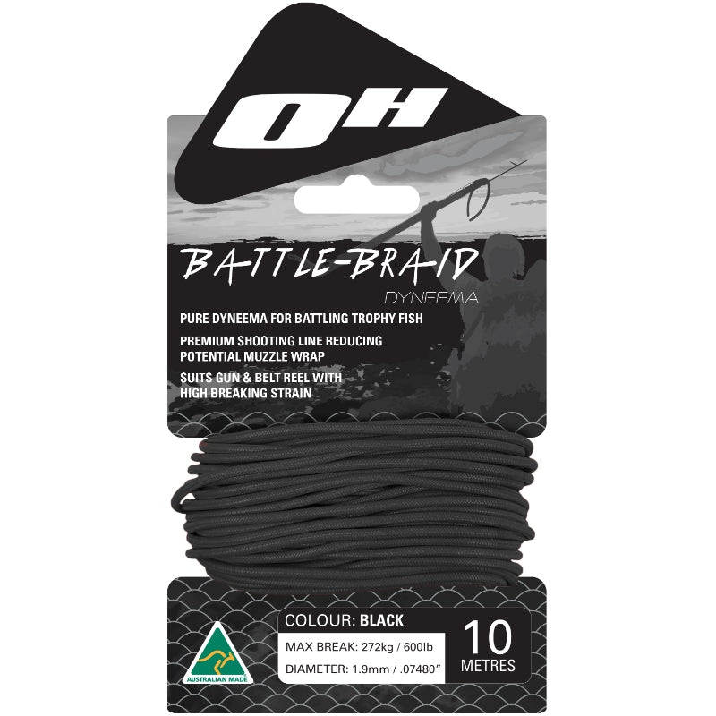Ocean Hunter Battle Braid Dyneema 10m Winder Card