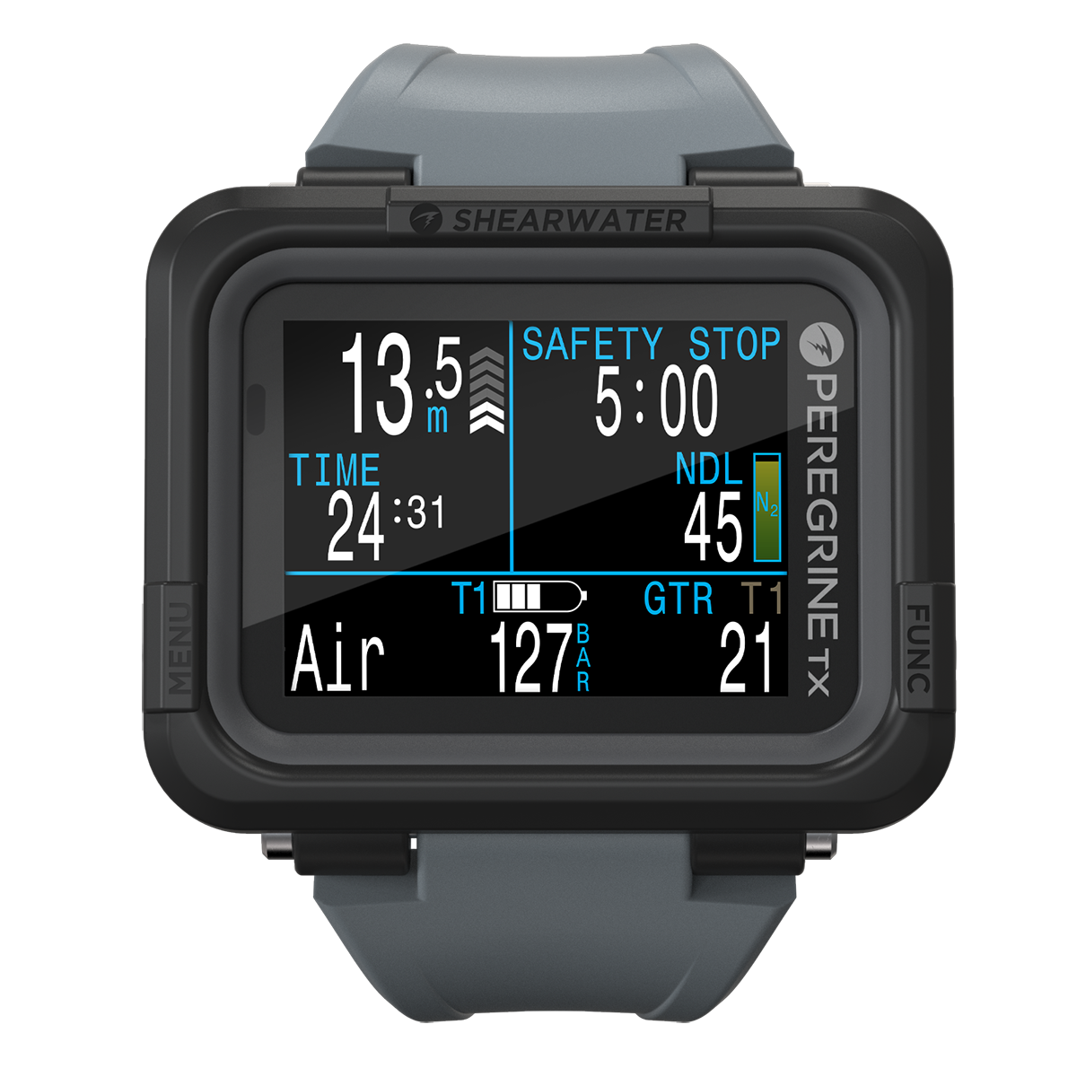 Shearwater Peregrine TX Dive Computer with Optional Swift Transmitter