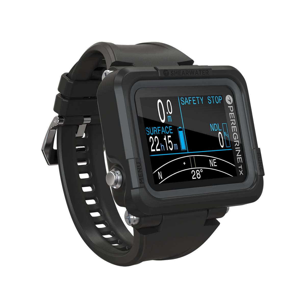 Shearwater Peregrine TX Dive Computer with Optional Swift Transmitter