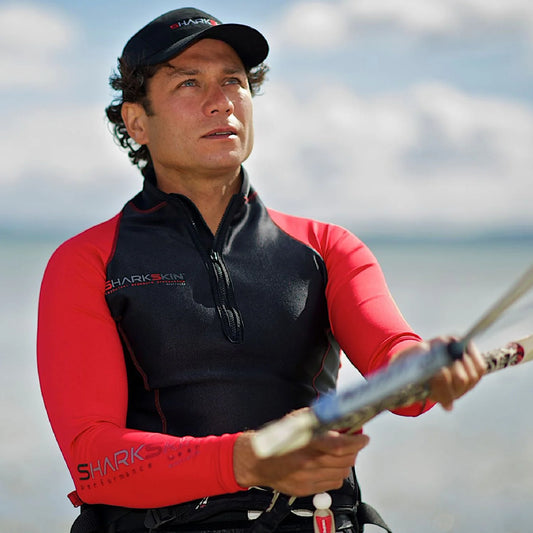 鲨鱼皮性能服装长袖 - 男士