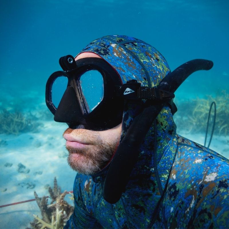 Ocean Hunter Phantom Go Pro Dive Mask