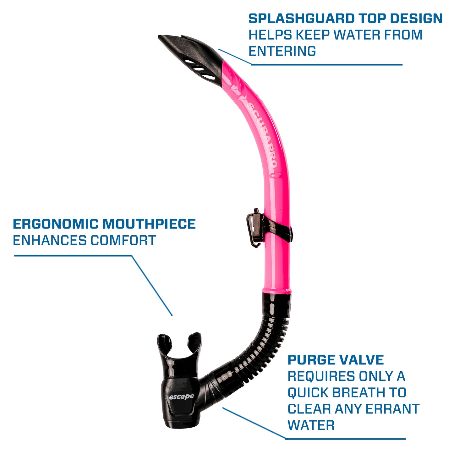 Scubapro Escape Semi Dry Snorkel