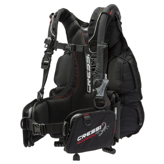 Cressi Scorpion BCD + MC9 紧凑型调节器 + Octopus + Mini Spg 套装 - 蝎子套装