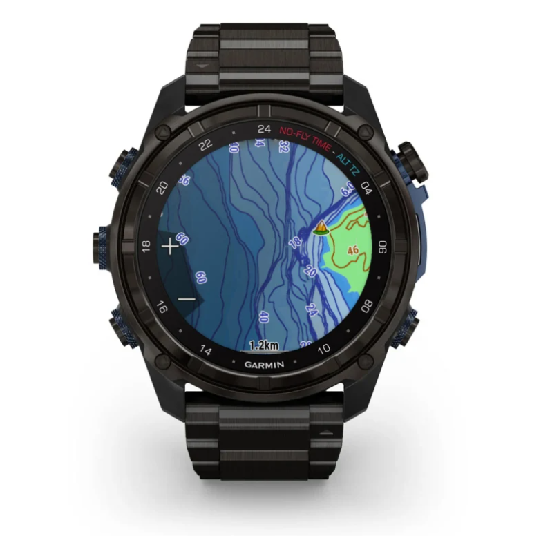 Garmin Descent™ Mk3i – 51mm Carbon Grey DLC Titanium + Descent T2 Transceiver (Option)