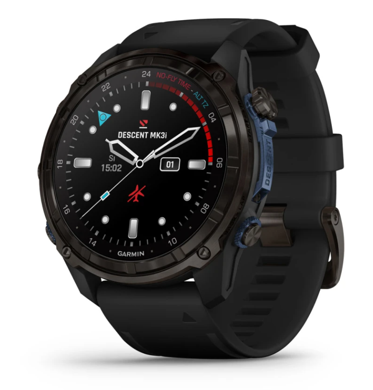 Garmin Descent™ Mk3i – 51mm Carbon Grey DLC Titanium + Descent T2 Transceiver (Option)