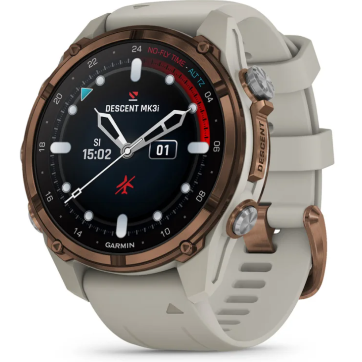 Garmin Descent™ Mk3i 43mm with T2 Transceiver