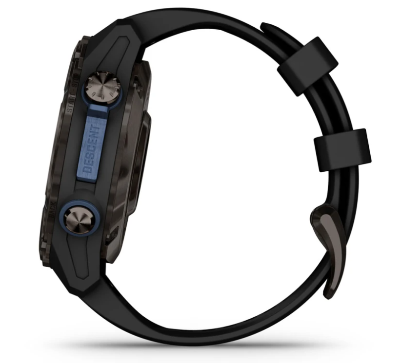 Garmin Descent™ Mk3i – 43mm Titanium Dive Computer with Silicone Band + Descent T2 Transceiver (Option)