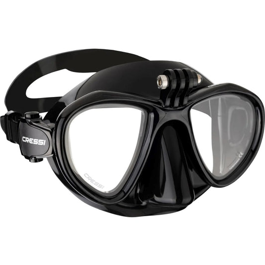 Cressi Metis Action 潜水面罩,带 GoPro 或运动相机支架