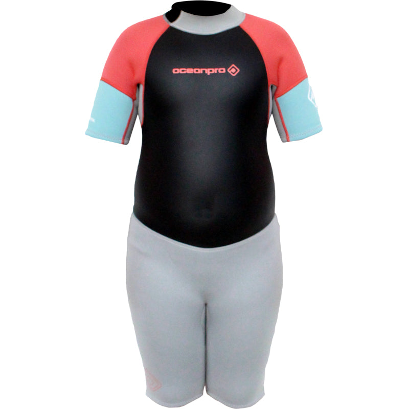 Oceanpro Nippa Girl Shorty Wetsuit 3mm - Junior