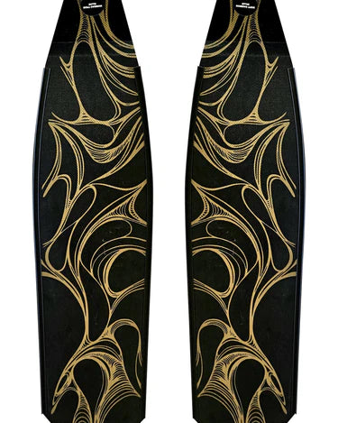 DiveR - It's Gold by Karin Studer Free Diving Fin Blades