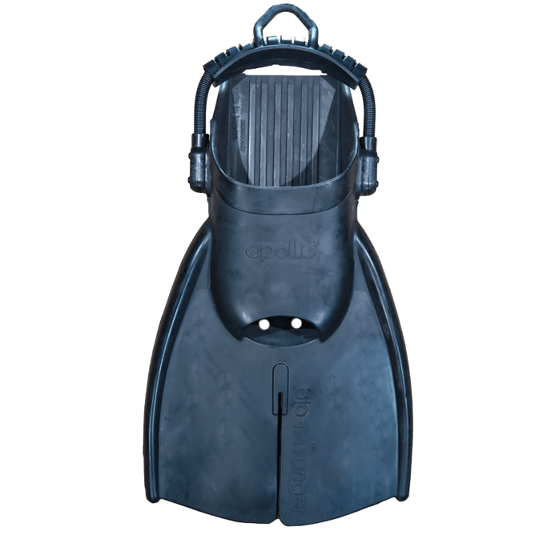 Apollo Bio Fins Ranger Stealth with Black Stainless Steel Spring Straps - Infinity DiveApollo Bio Fins Ranger Stealth with Black Stainless Steel Spring StrapsApollo