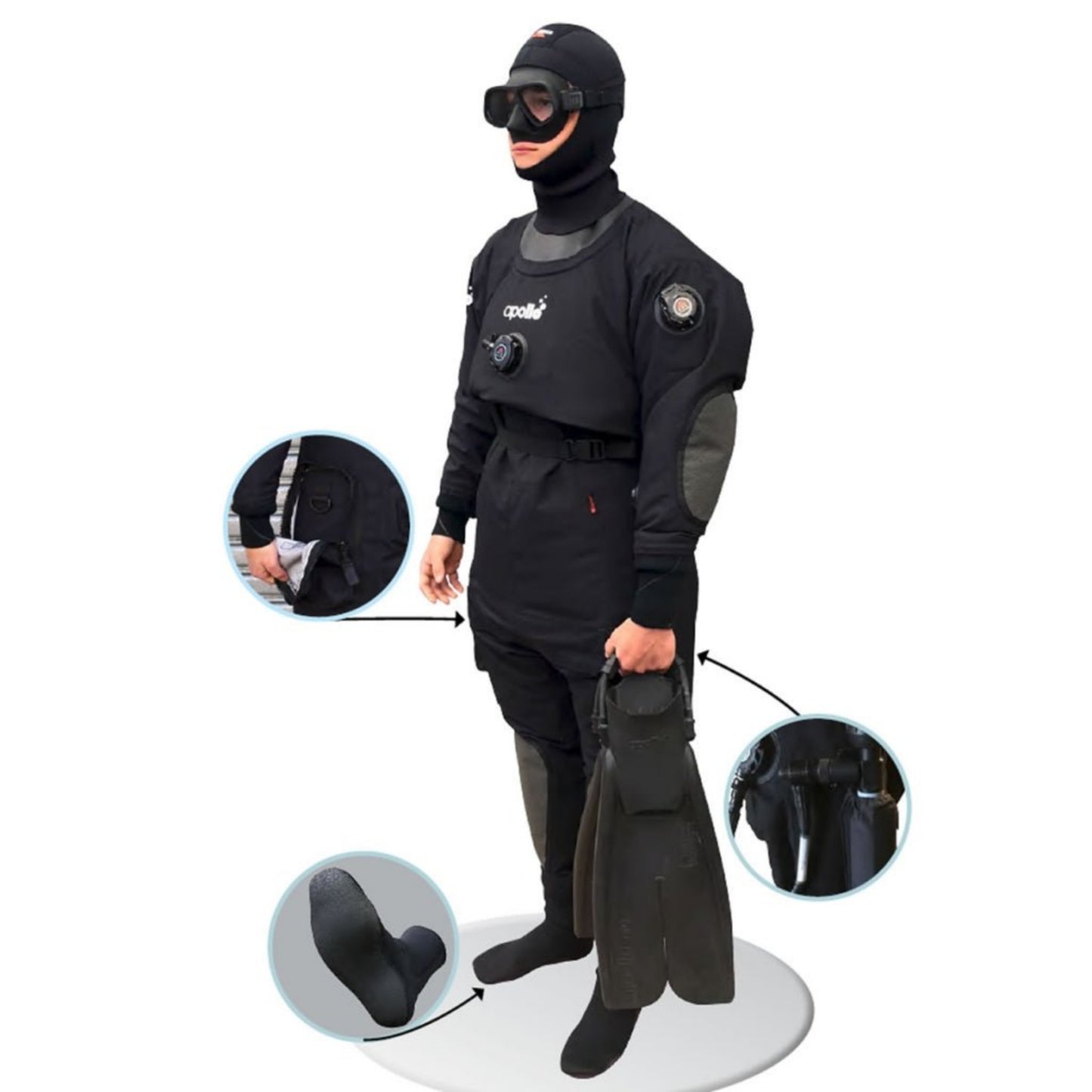 Apollo Pro - Teq Technical Diving Drysuit - Infinity DiveApollo Pro - Teq Technical Diving DrysuitApollo