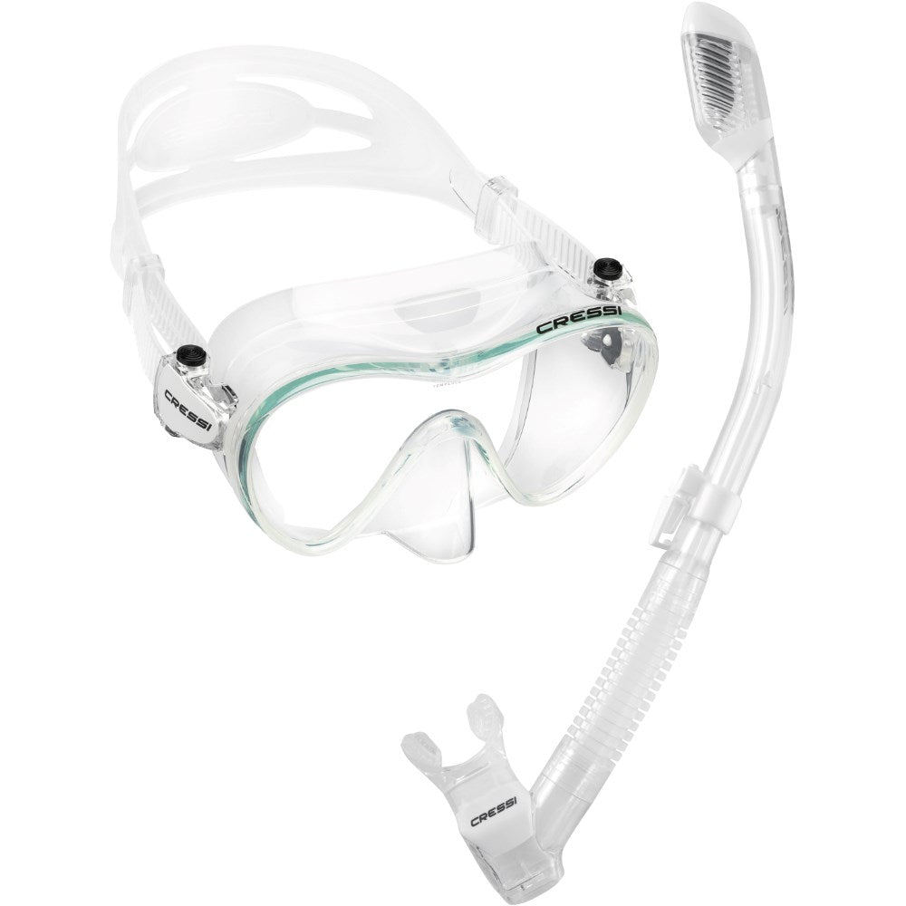 Cressi F1 Dive Mask + Dry Snorkel Set
