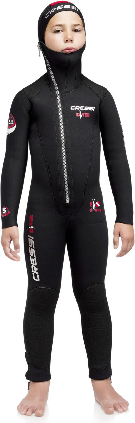Cressi Diver Junior Wetsuit 5mm for Kids - Infinity DiveCressi Diver Junior Wetsuit 5mm for KidsCressi
