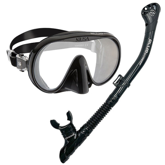 Cressi Musa Dive Mask + Scilla Semi Dry Snorkel Set - Infinity DiveCressi Musa Dive Mask + Scilla Semi Dry Snorkel SetCressi