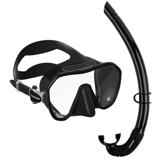 Cressi Z2 Dive Mask & Corsica Free Snorkel Set - Infinity DiveCressi Z2 Dive Mask & Corsica Free Snorkel SetCressi