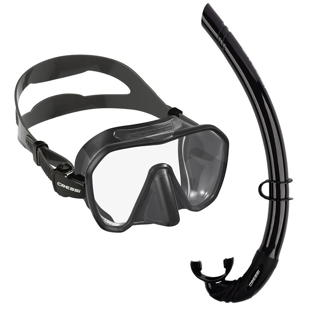 Cressi Z2 Small Dive Mask & Corsica Free Snorkel Set - Infinity DiveCressi Z2 Small Dive Mask & Corsica Free Snorkel SetCressi