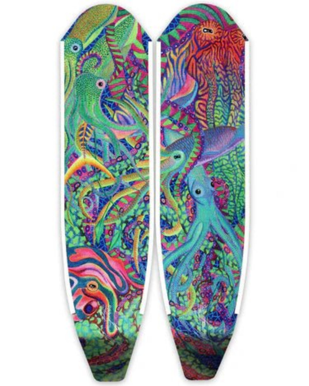 DiveR - Cephalopod by Naomi Gittoes Free Diving Fin Blades - Infinity DiveDiveR - Cephalopod by Naomi Gittoes Free Diving Fin BladesDiveR