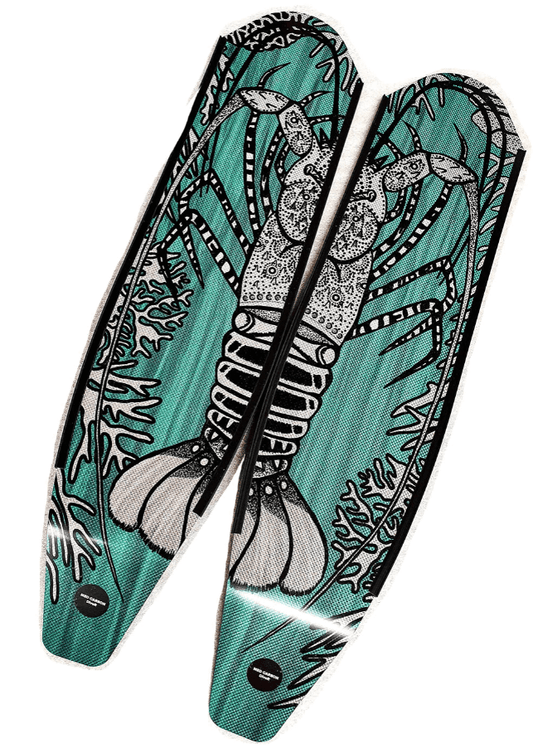 DiveR - Cray Fish by Nadia Dora Free Diving Fin Blades - Infinity DiveDiveR - Cray Fish by Nadia Dora Free Diving Fin BladesDiveR