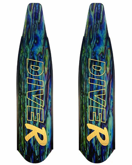 DiveR - Paua Free Diving Fin Blades - Infinity DiveDiveR - Paua Free Diving Fin BladesDiveR