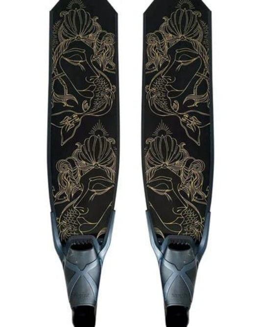 DiveR - Sea Goddess by Karin Studer Free Diving Fin Blades - Infinity DiveDiveR - Sea Goddess by Karin Studer Free Diving Fin BladesDiveR