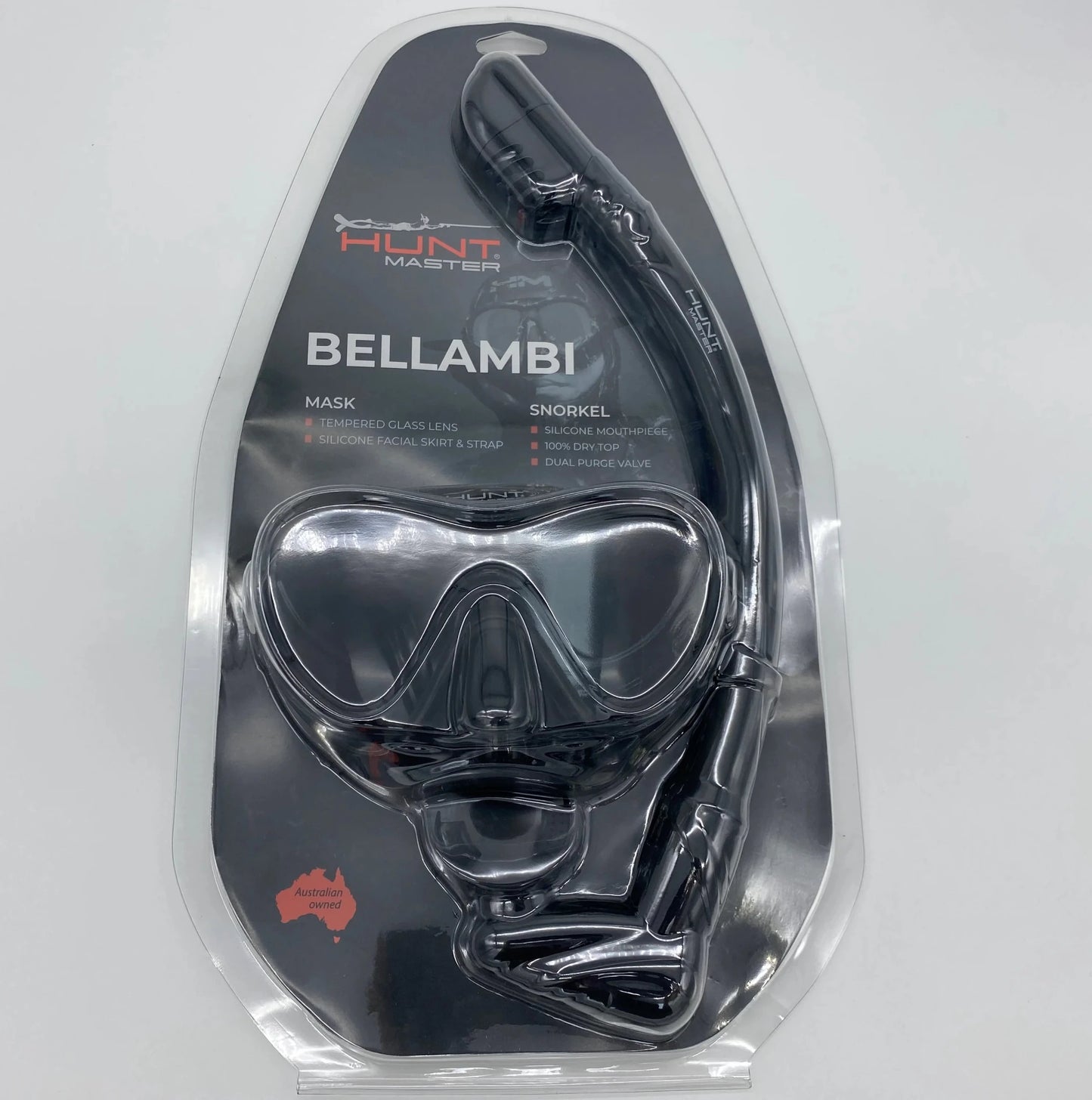 Hunt Master Bellambi Mask and Snorkel Set ( no container) - Infinity DiveHunt Master Bellambi Mask and Snorkel Set ( no container)Hunt Master