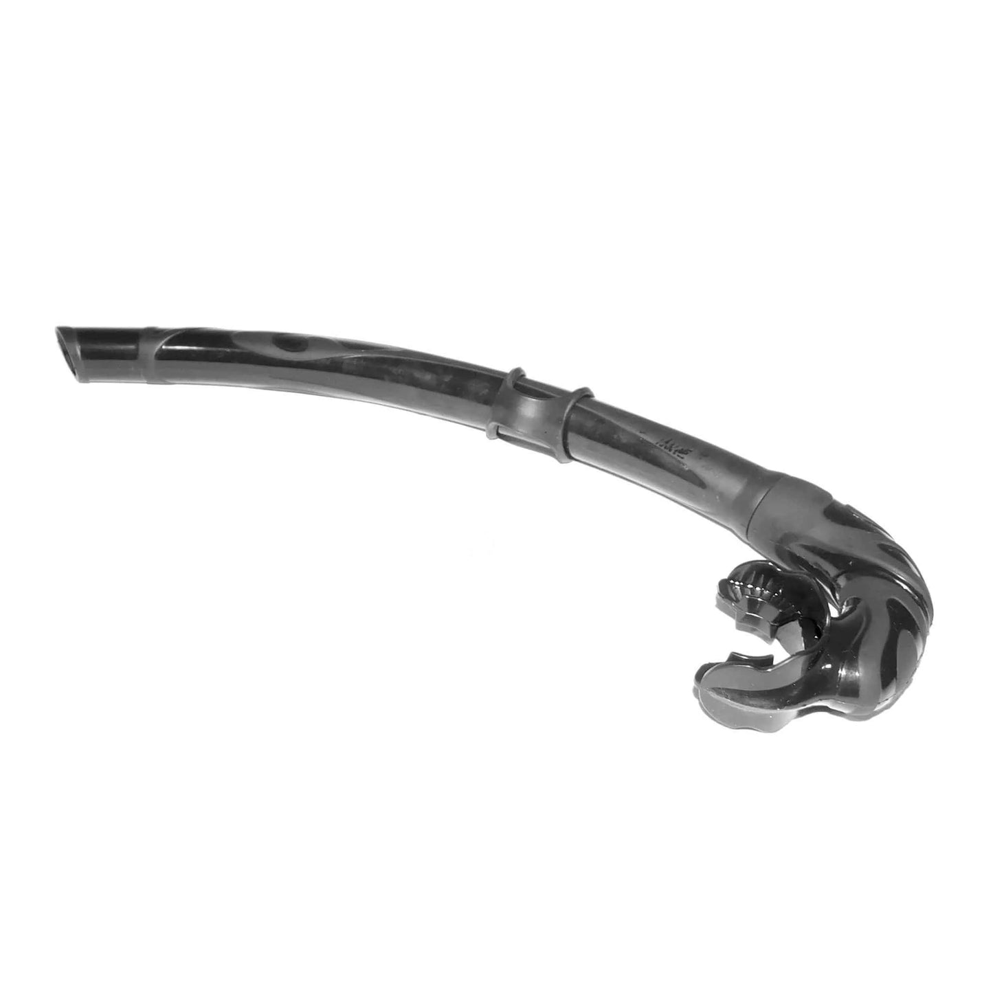 Hunt Master Oarfish Dive Snorkel - Black & Grey with Red Logo