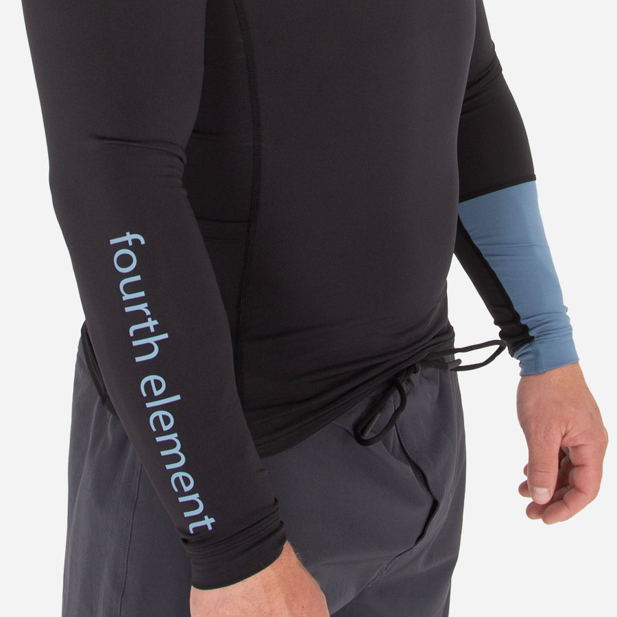 Fourth Element Classic Fit Long Sleeves Hydro-T Black/ Ocean Blue - Men