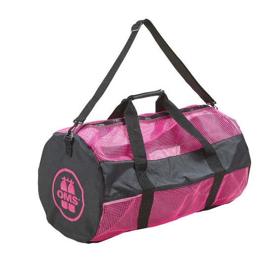 OMS Pink Mesh Bag with Shoulder Strap