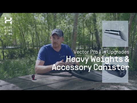 Halcyon Vector Pro Dive Fins with weights